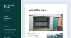 Desktop Screenshot of fordhillministorage.com